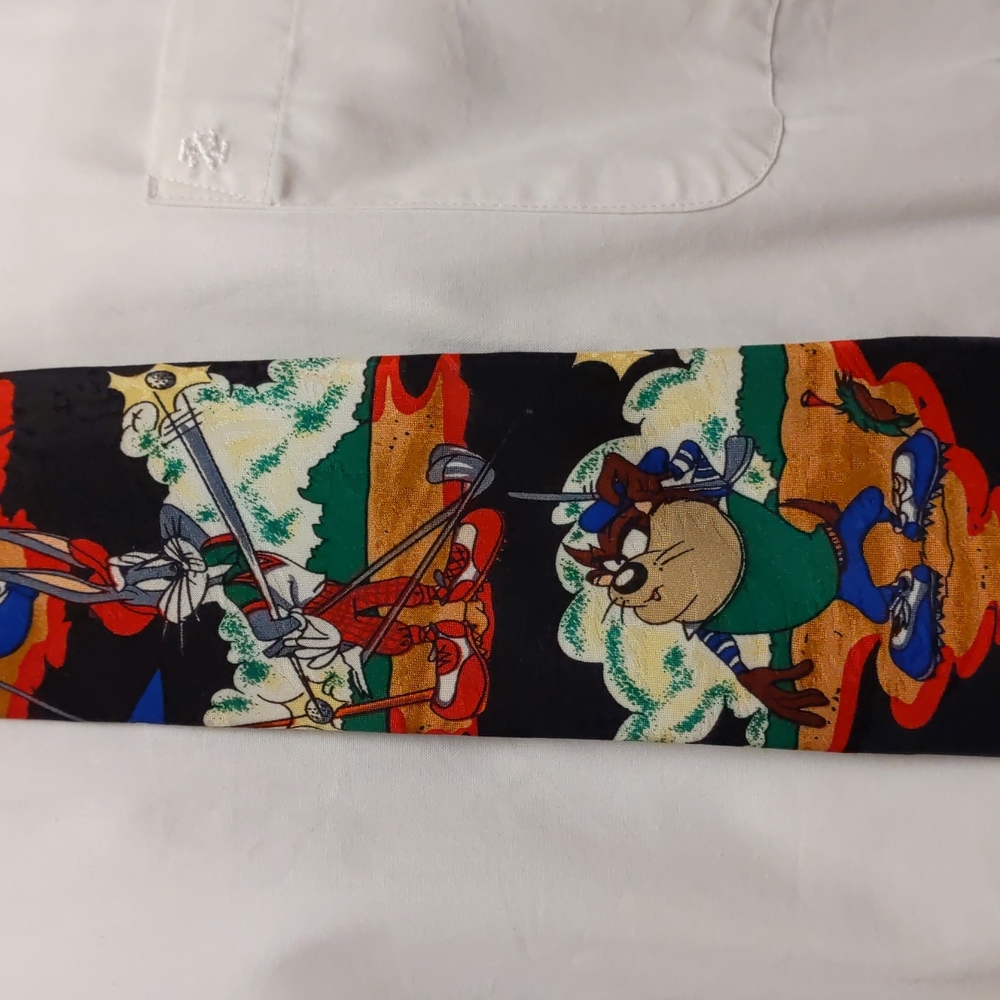 Looney Tunes Golf Tie
